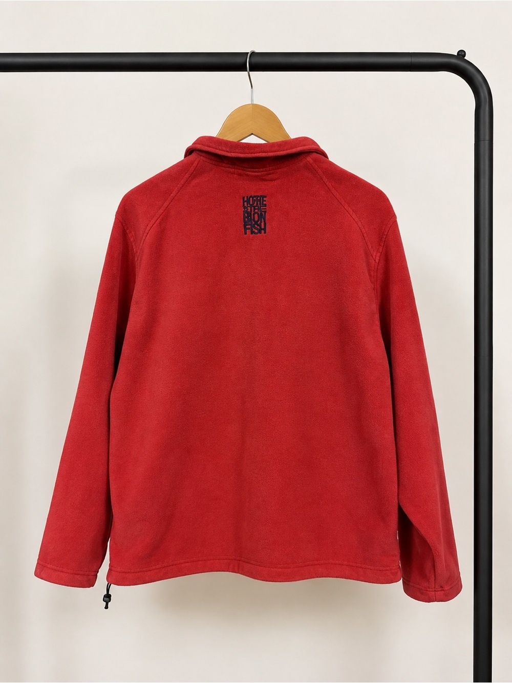 Homeboy Fish Red Fleece Pullover Hoodie